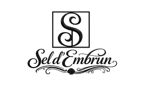 Logo Sel d'Embrun — artisanat français illusion métal sur bois
